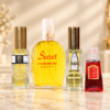 باكدج العطور الكلاسيكية من الشبراويشي – 3 عطور + هدية باكدج العطور الكلاسيكية من الشبراويشي يضم سيكريه 60 ملي وفام شيك 30 ملي وماي فير 25 ملي وهدية ريحة حبايب 15 ملي